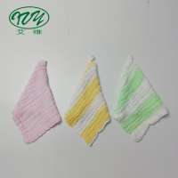 Hot sales colored square burp cloth 100% cotton muslin fabric